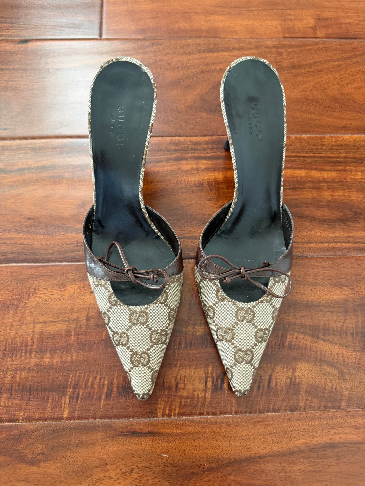 Gucci Monogram Heel
