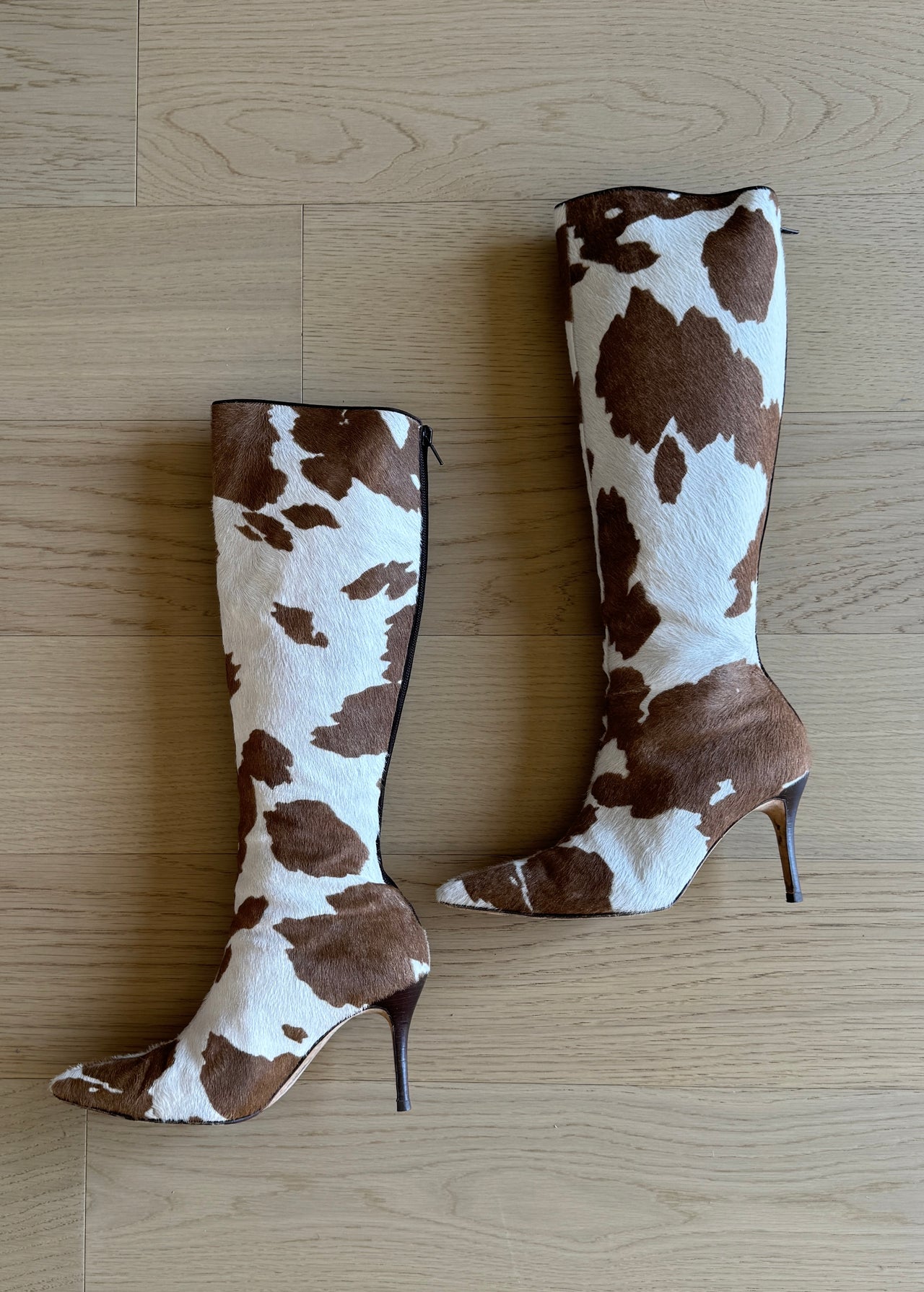 Manolo Blahnik Cow Boots