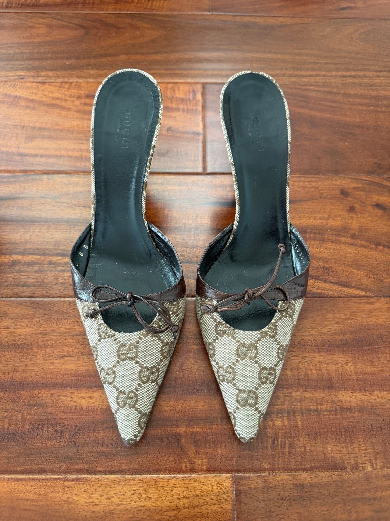 Gucci Monogram Heel